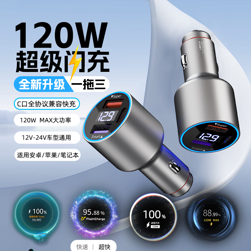 乐迪智美车载充电器多兼容