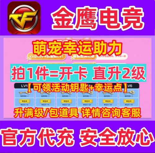 CF穿越火线萌宠派对助力开卡活动邀好友升等级幸运点幻神旺旺小队