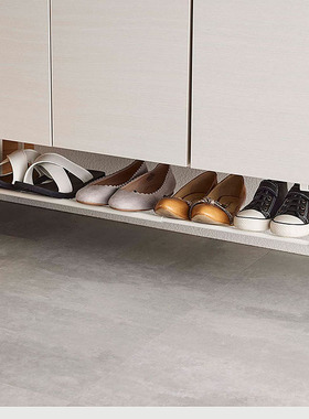 山崎实业YAMAZAKI日本玄关雨伞鞋子可伸缩免打孔悬挂省空间收纳架