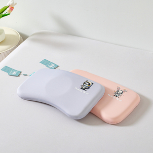 A类生物基婴儿枕防偏头定位新生儿童枕头记忆柔软1-2岁宝宝专用枕