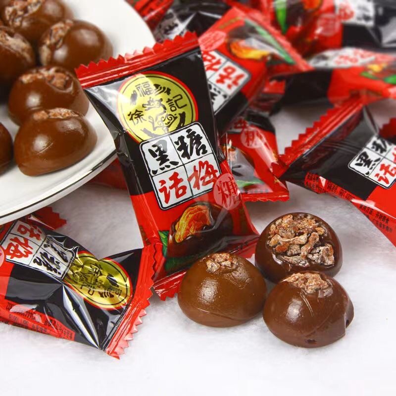 徐福记黑糖话梅糖酸甜硬糖休闲零喜糖