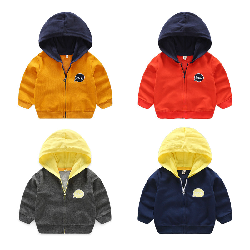 男童外套春款2021春装新款儿童装纯棉开衫撞色连帽nock外套韩版潮|ruв категории Детская одежда, пальто/пиджак/пальто, обычные пальто - от Buy2taobao.com для оказания профессиональной услуги покупки агента Taobao