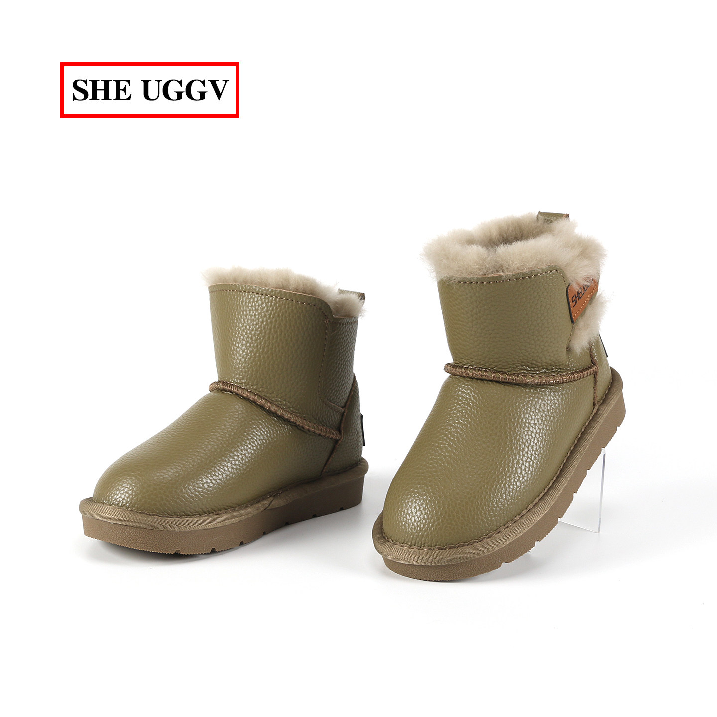 宝宝羊毛雪地靴男童加绒加厚童靴儿童防泼水防滑雪地棉女童大棉鞋,童鞋/婴儿鞋/亲子鞋,雪地靴,淘宝优惠券,粉丝福利购,淘宝优惠卷