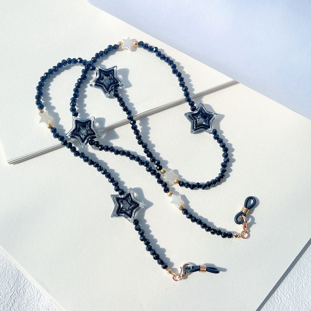 其他+眼镜链+欧美流行串珠星星