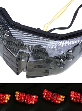 适用于雅马哈 Yamaha FZ1 FZ8 改装LED尾灯转向灯刹车灯2006-2015