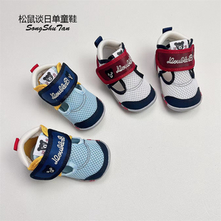 一段春夏薄款 出口mi 男女童學(xué)步鞋 網(wǎng)眼軟底機(jī)能鞋 k寶寶網(wǎng)面涼鞋