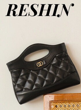 2025新款手机包真皮包包31bag迷你24c nano菱格单肩斜挎手提链条