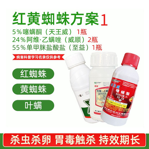 杀红黄蜘蛛专用套餐农药