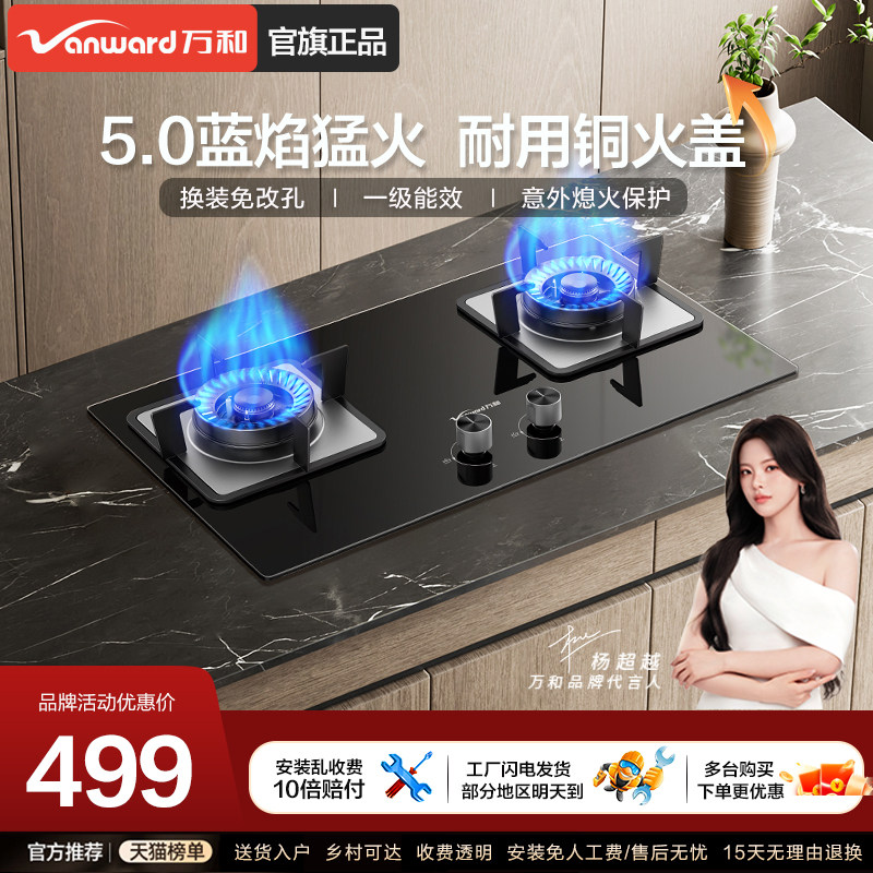 万和新品燃气灶家用厨房天然气煤气灶液化气官方旗舰店B6L60