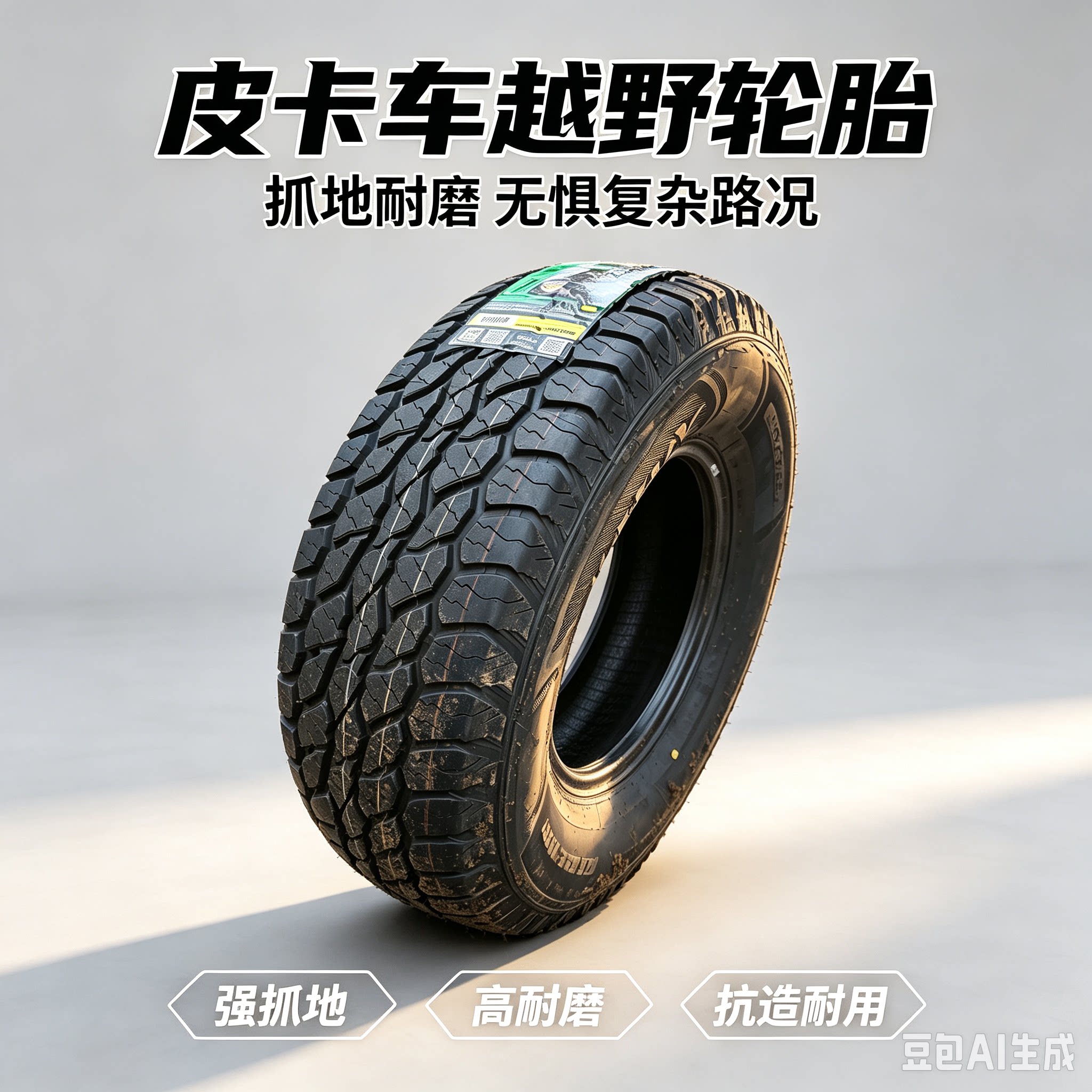 全新AT MT 泥地越野轮胎265/75R16加厚10层丰田陆风北汽勇士
