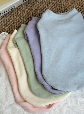 小甜粥宠物服狗狗秋冬德绒加厚保暖发热背心约克夏小型犬打底衣服