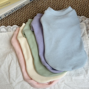 小甜粥宠物服狗狗秋冬德绒加厚保暖发热背心约克夏小型犬打底衣服