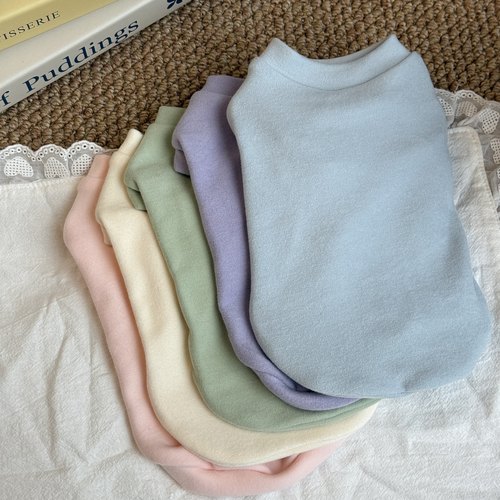 小甜粥宠物服狗狗秋冬德绒加厚保暖发热背心约克夏小型犬打底衣服