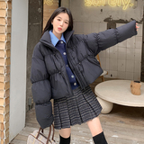 超好看设计感黑色短款羽绒服女冬2024新款肯豆风时尚白鸭绒厚外套，女装羽绒服，2C196