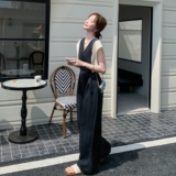 新品撞色连体裤C196-1971-P135控208，女装连体裤，2C196