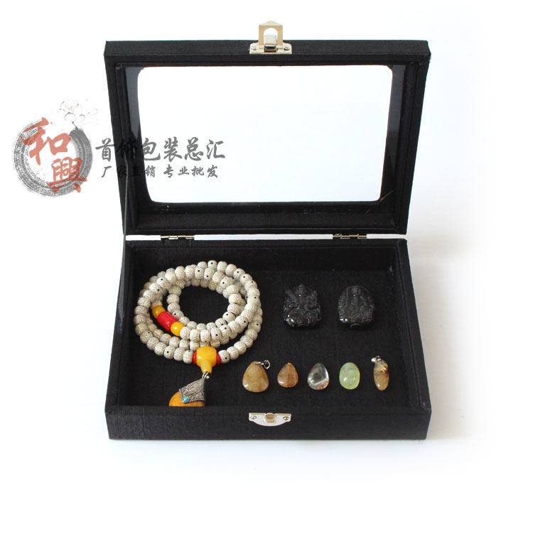 미니 보석 상자 보석 소품 보석 진열대 구슬 트레이 옥 옥 보관 상자 불교 구슬 반지 상자