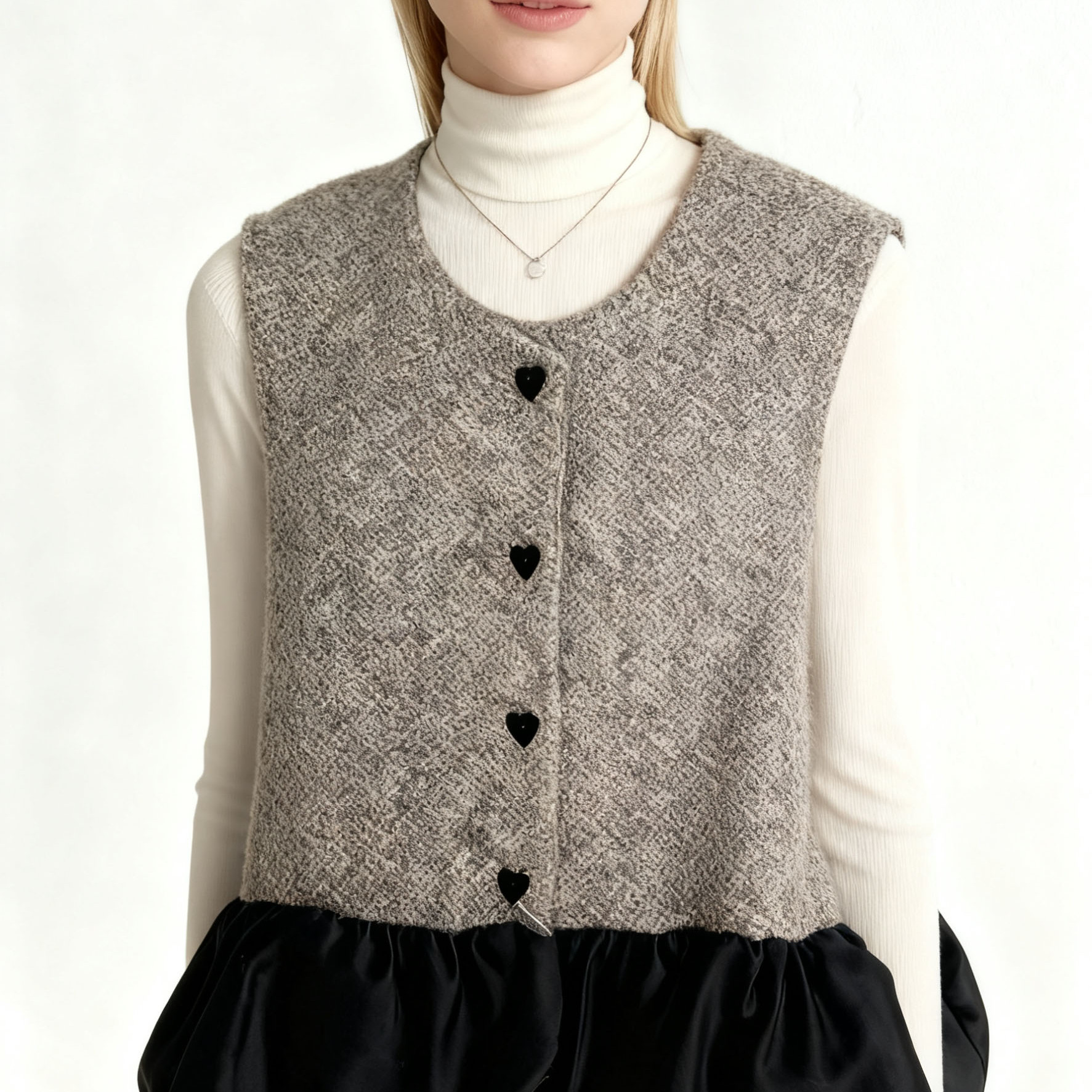 july garden“听风吟” 2025秋季软糯小马甲背心可爱 J25092715