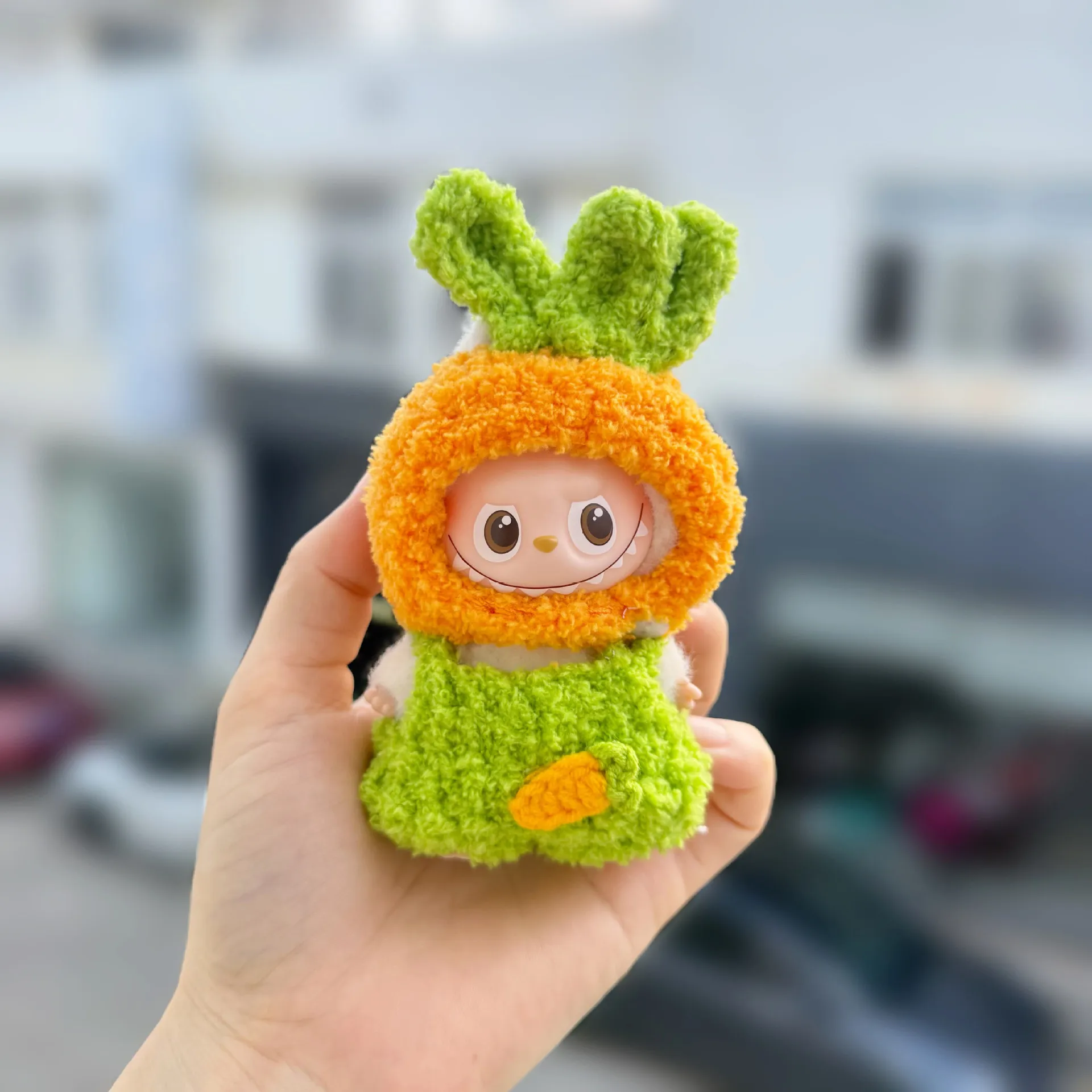 labubu4.0娃衣手作五月天周边萝卜服拉布布四代衣服帽子心底密码