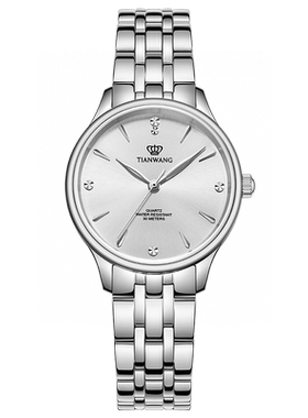 生日新年礼物女生天王石英女士简约干净通勤女士手表女款31314