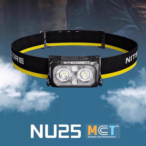 奈特科尔NITECORE NU25 MCT登山户外头灯越野跑步徒步登山轻量