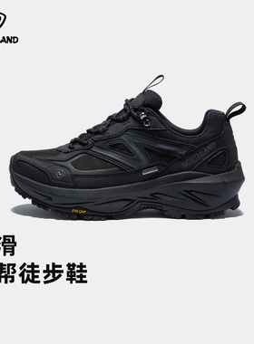 诺诗兰徒步鞋女士秋冬防水透气耐磨防滑厚底低帮徒步鞋NLSFH2704S