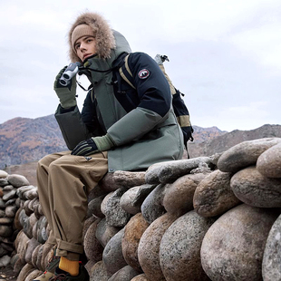 诺诗兰羽绒服情侣男女士秋冬新款 外套防寒服 潮牌防风鹅绒保暖工装