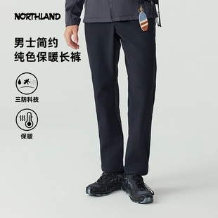 NXPEH5646S 防风防泼透气加绒保暖徒步登山裤 诺诗兰软壳裤 男秋冬款