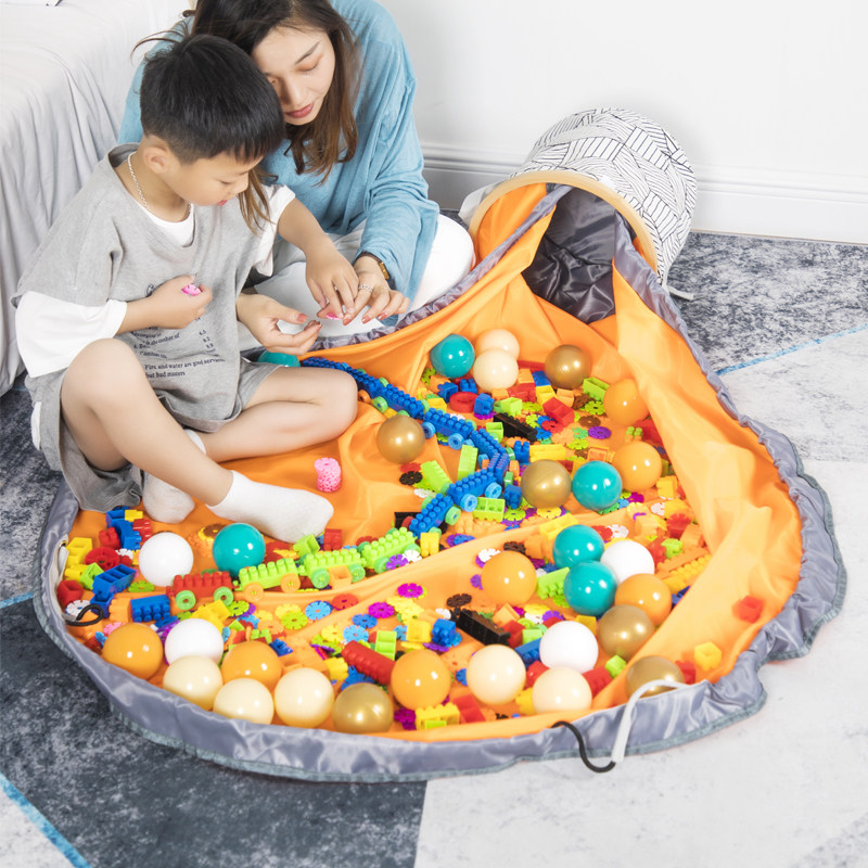 宝宝玩具快速收纳袋束口超大号儿童积木玩具垫整理袋收纳箱游戏垫,收纳整理,其他收纳袋,淘宝优惠券,粉丝福利购,淘宝优惠卷
