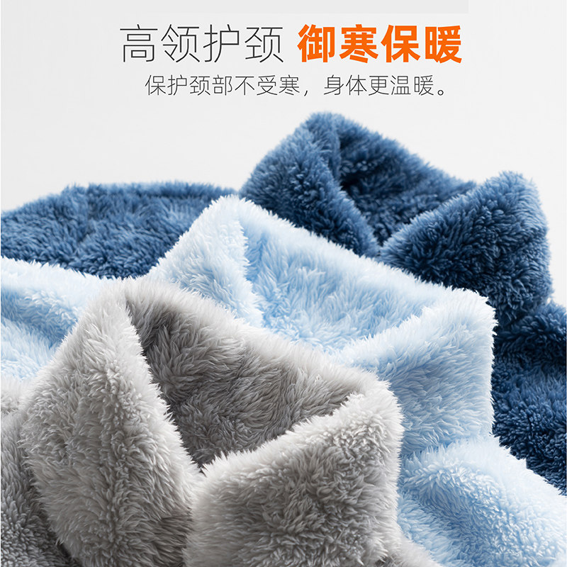 摇粒绒外套女双面绒珊瑚绒男加厚抓绒衣