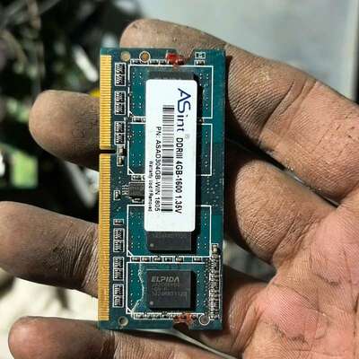 ASint DDR3 4GB 1600内存条，工控屏拆下来的--议价商品