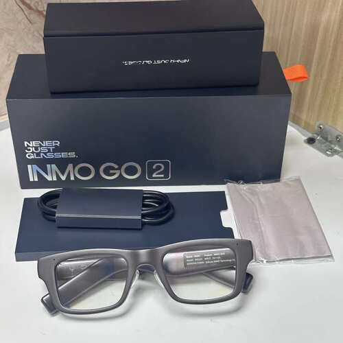 几乎全新INMO GO2智能AR眼镜，配件全套：原装盒子、说--议价商品