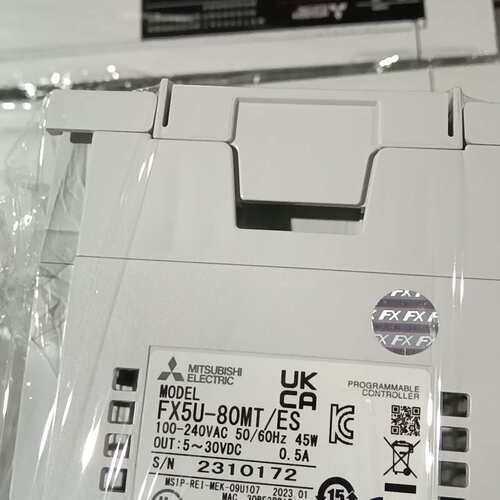 2023年三菱PLC主机 FX5U-80MT/ES FX5---议价商品