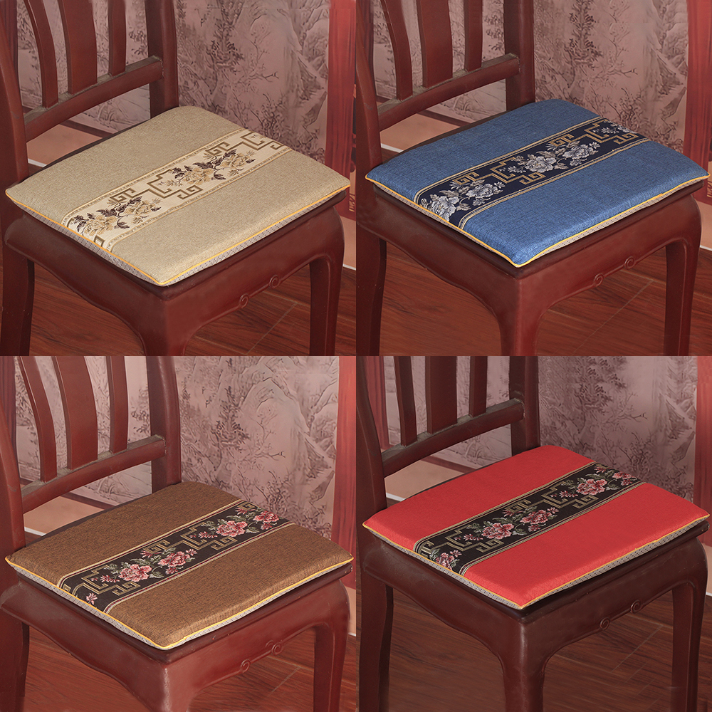 新中式红木沙发垫茶桌椅子坐垫餐椅实木家具圈椅椅子防滑加厚坐垫