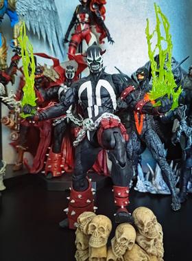 1/12兵人武器配件再生侠绿色火焰特效件6寸7寸可动人偶手办改件