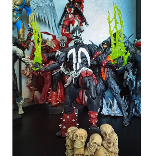 1/12兵人武器配件再生侠绿色火焰特效件6寸7寸可动人偶手办改件