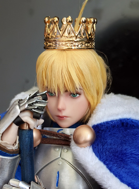 1/6分兵人场景配件rah女王皇冠saber王冠bjd素体手办模型魔改道具