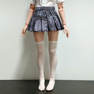 1/6分兵人衣服配件jk制服水手服袜子ob长筒过膝袜bjd素体娃衣丝袜