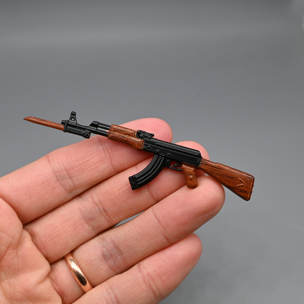 1/12兵人武器配件步枪AK47刺刀