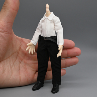 12分ob11妖精体娃衣衬衫D男D妹D女bjd娃娃素体衬衣裤子休闲直筒裤