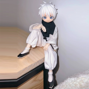 8分北冥体咒术回战五条悟武士裤子T恤和服羽织外套bjd素体娃衣ob