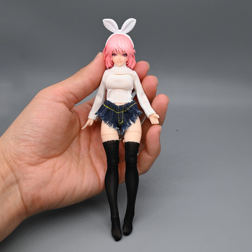 1/12兵人衣服配件超短裤牛仔裤