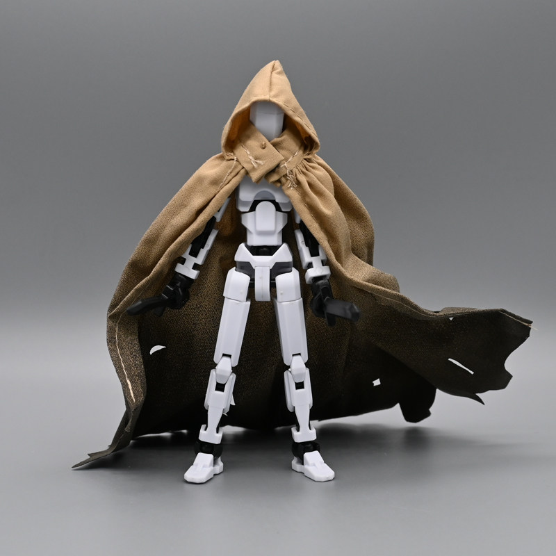 幸运13多关节手办玩具披风斗篷