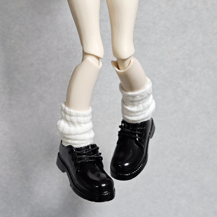ob11一万次出逃计划bjd娃衣鞋子12分素体明月体娃鞋jk皮鞋空心鞋