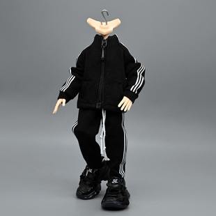 12分阿巳3.0修罗丸北冥体运动服套装bjd素体外套卫衣卫裤校服娃衣