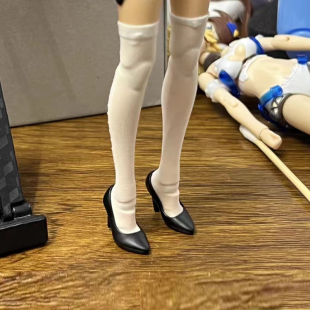 1/12兵人配件30mm女神装置机娘高跟鞋6寸30ms女素体鞋子枪手改件