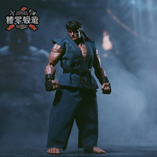 Jada街霸手办衣服6寸可动人偶1/12壮肌肉素体杀意隆布衣空手道服