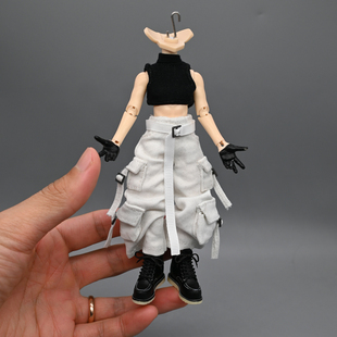 12分阿巳3.0北冥体西西里娃衣娃鞋高帮皮鞋皮靴马丁靴bjd素体鞋子