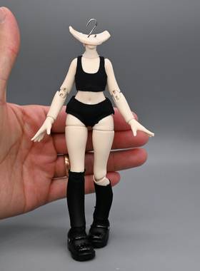 12分出逃体明月体娃衣运动小背心bjd素体内衣内裤泳衣泳装ob阿巳3