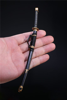 微缩刀剑日式1/6太刀武士刃绑绳带刀鞘兵人武器配件兵器玩具模型