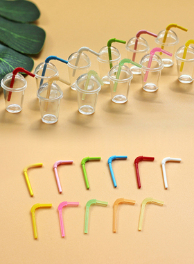 1/12兵人配件figma吸管ob11奶茶杯shf饮料食玩6寸人偶手办模型bjd